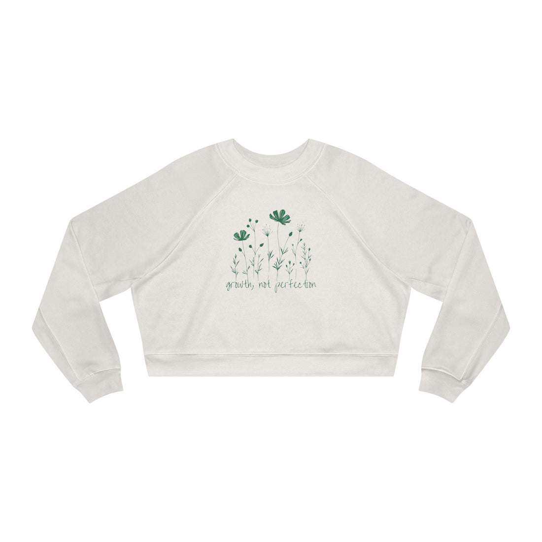 Growth, Not Perfection Cropped Fleece Crewneck