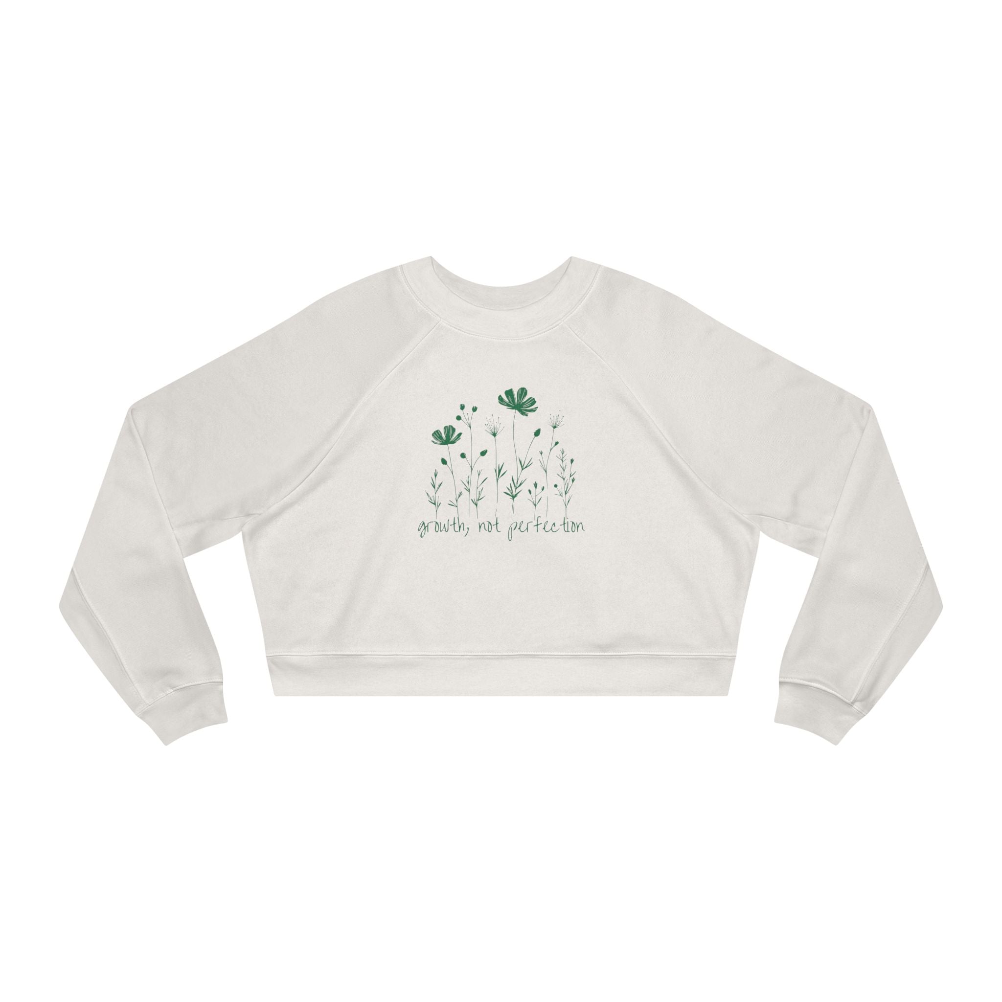 Growth, Not Perfection Cropped Fleece Crewneck