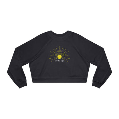 Be The Light Cropped Fleece Crewneck