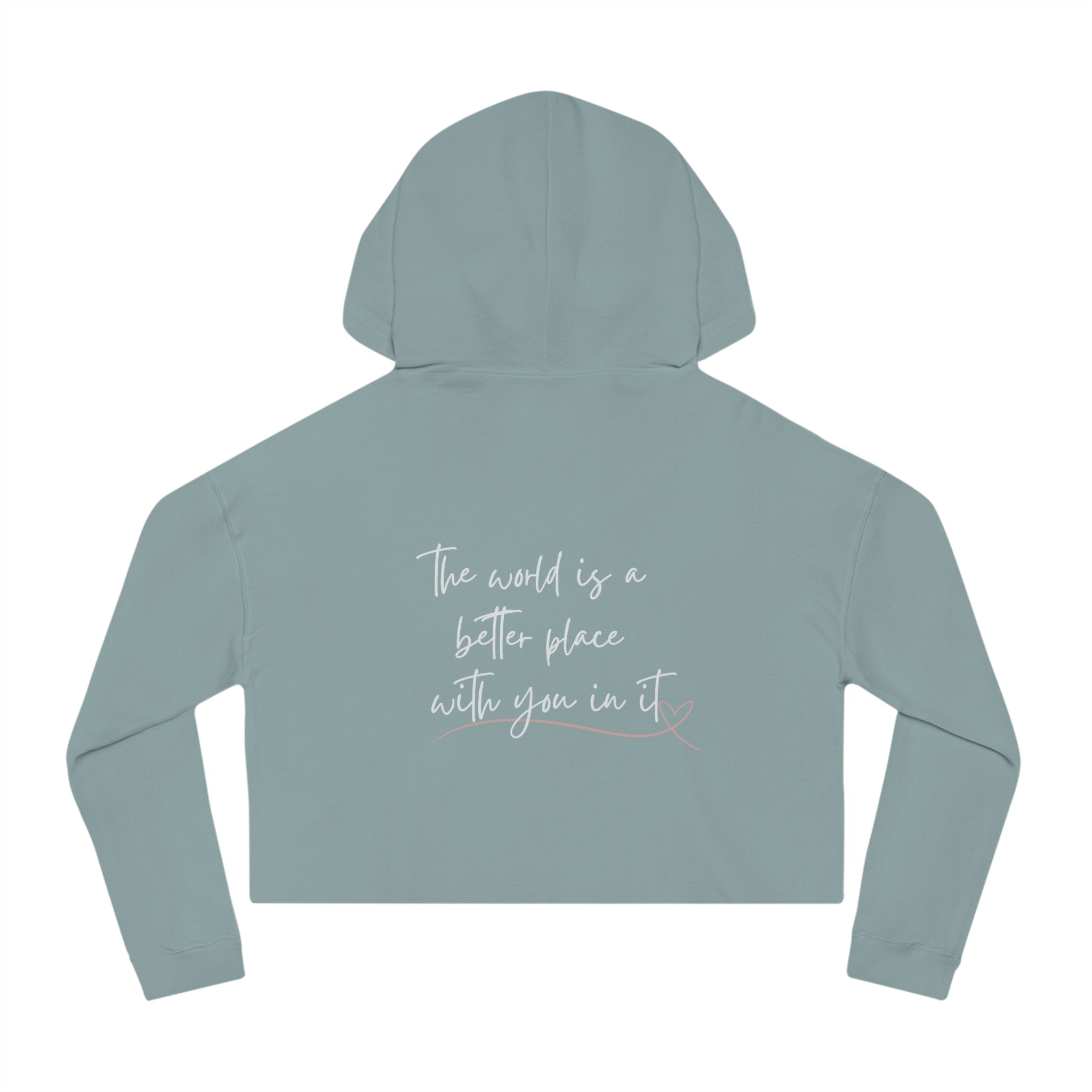 Hey Friend Cropped Hoodie