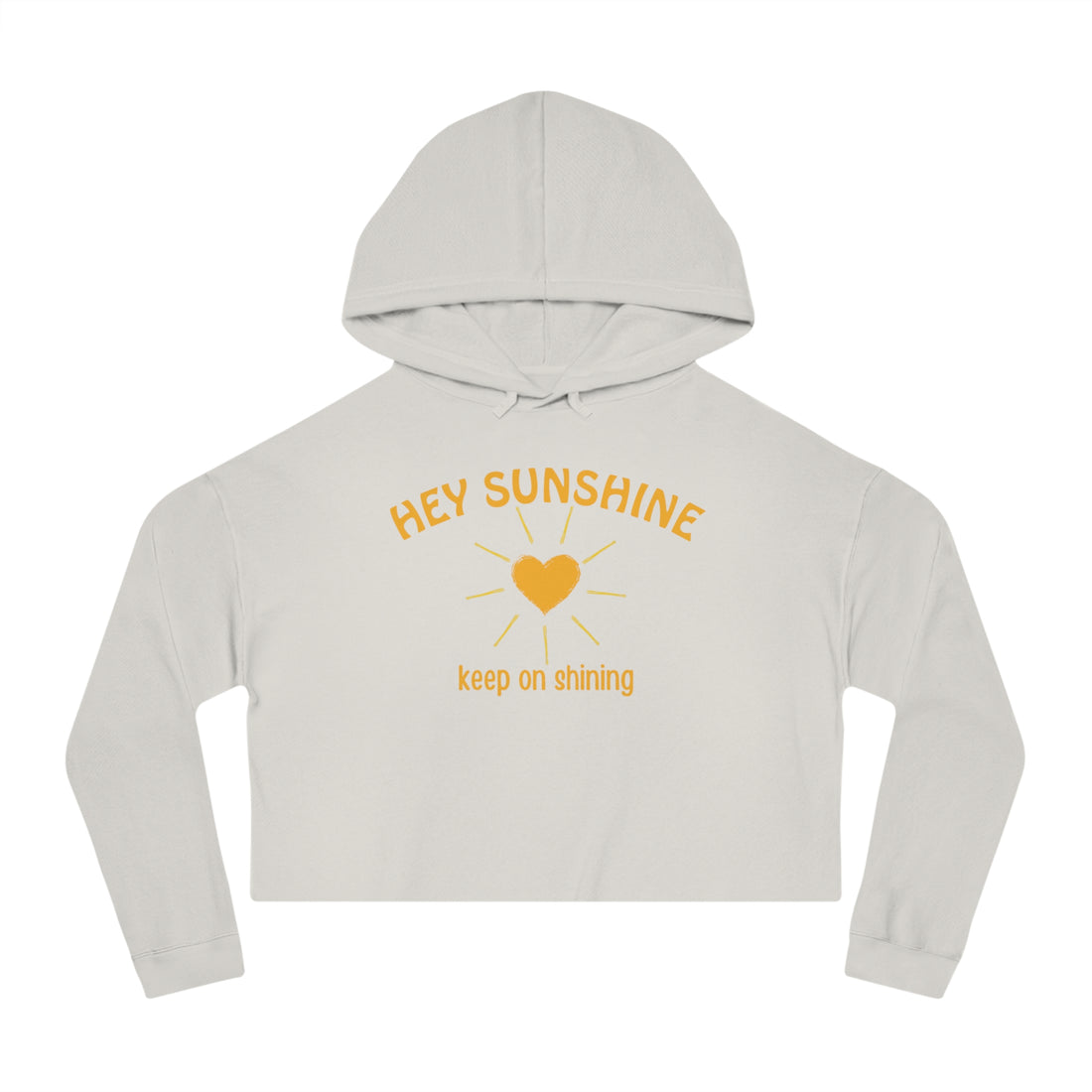 Hey Sunshine Cropped Hoodie