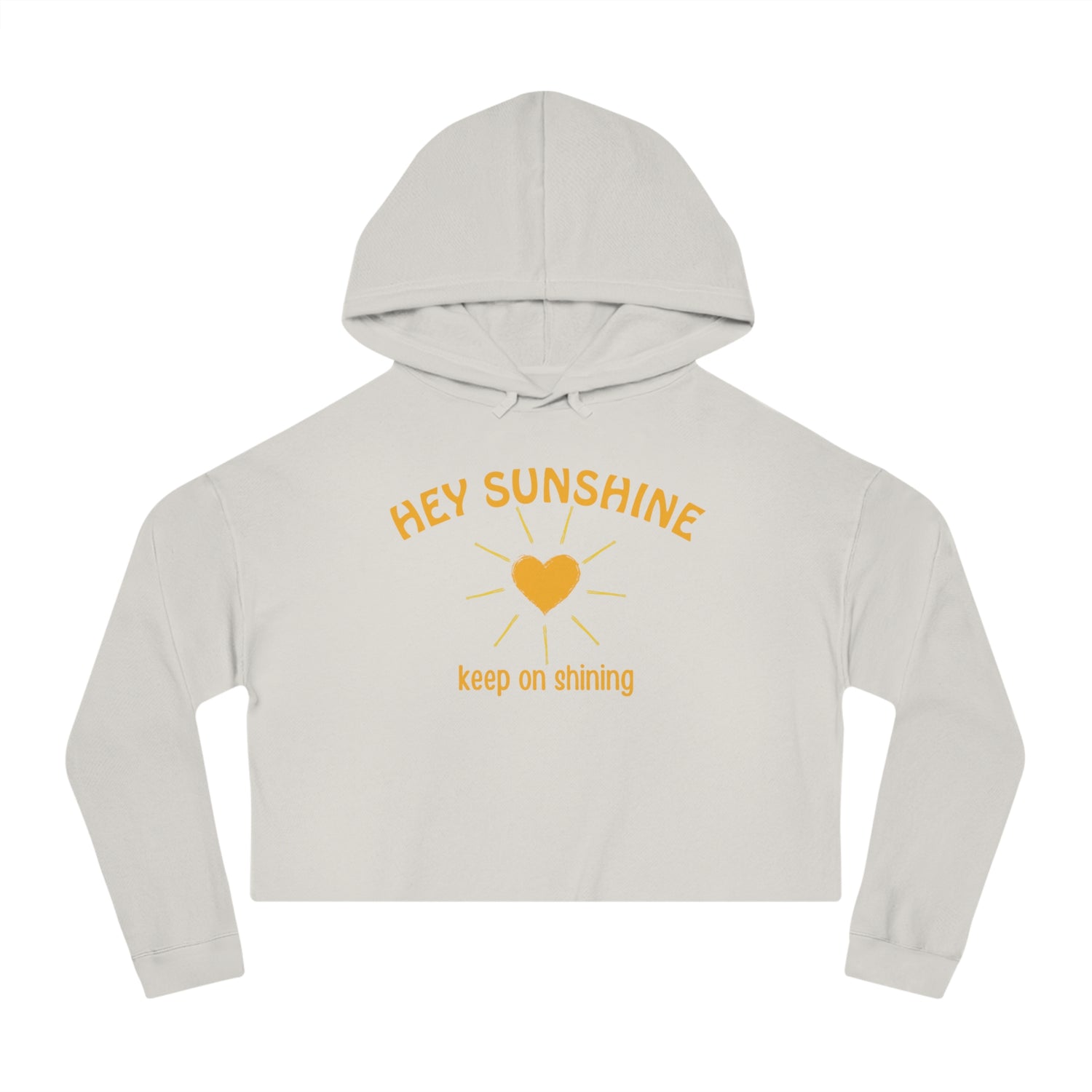 Hey Sunshine Cropped Hoodie