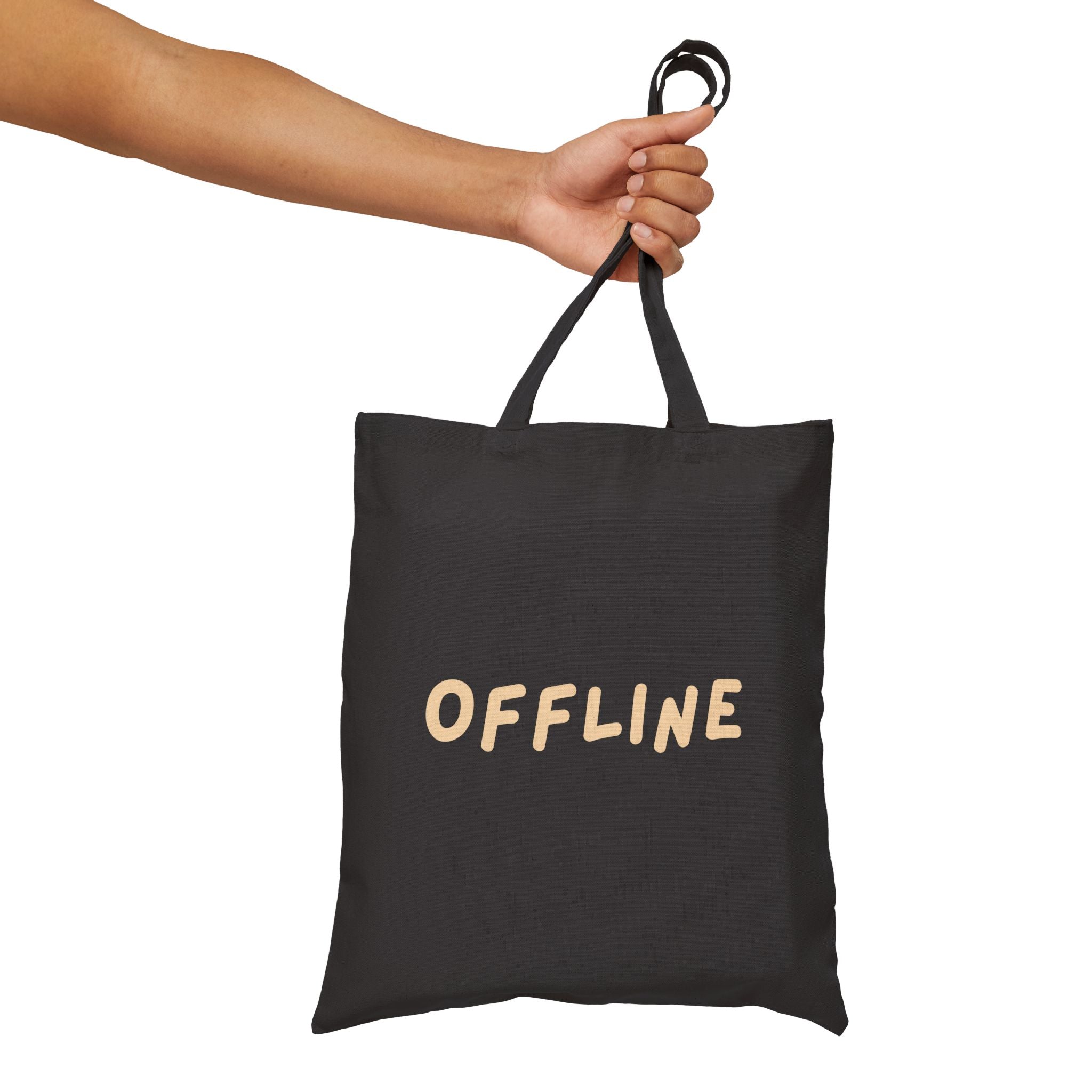 Offline Cotton Canvas Tote Bag