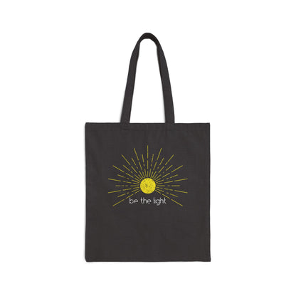 Be The Light Cotton Canvas Tote Bag