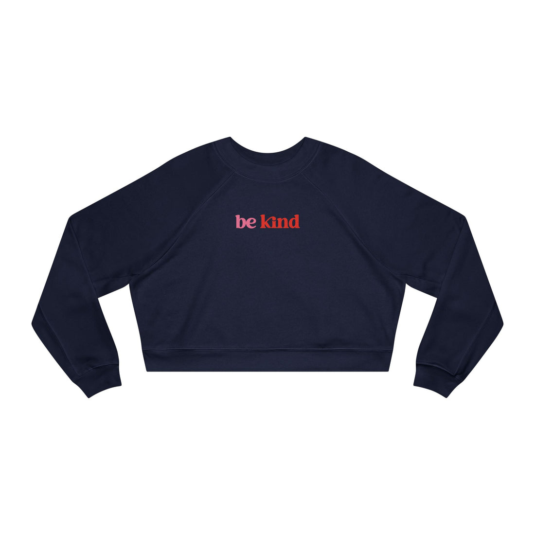 Be Kind Cropped Fleece Crewneck