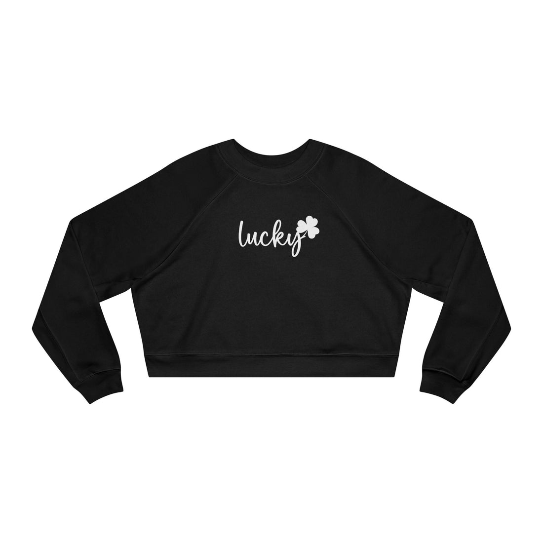 Lucky Cropped Fleece Crewneck