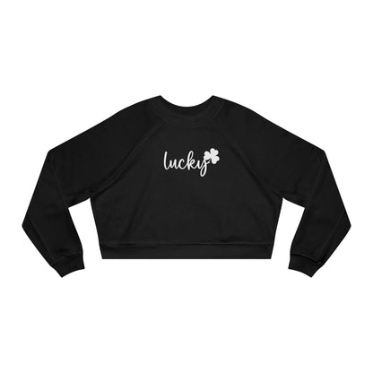 Lucky Cropped Fleece Crewneck