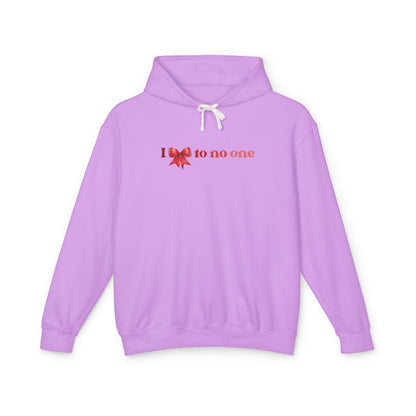 I Bow to No One Lightweight Hoodie