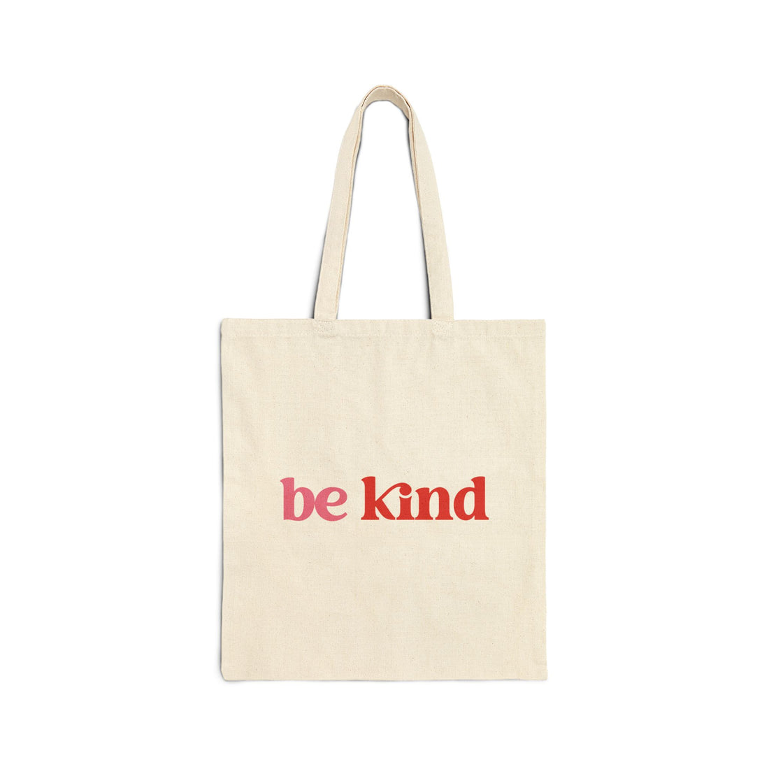 Be Kind Cotton Canvas Tote Bag