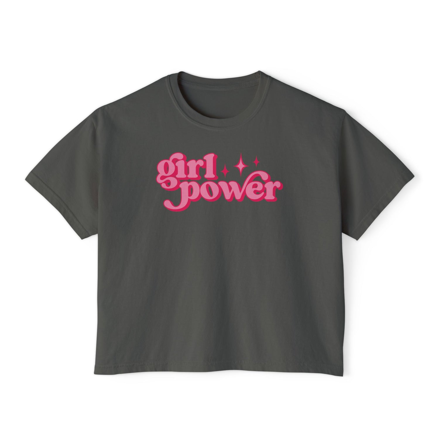 Girl Power Cropped Boxy Tee